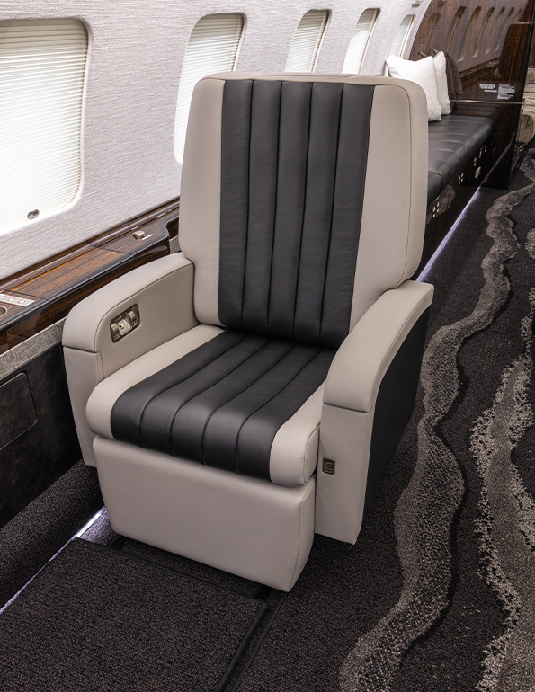 Two tone custom chair in refurbished Global